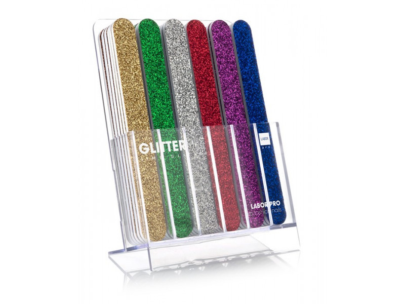 Lime Glitter con Espositore Colori Assortiti 36 Pz